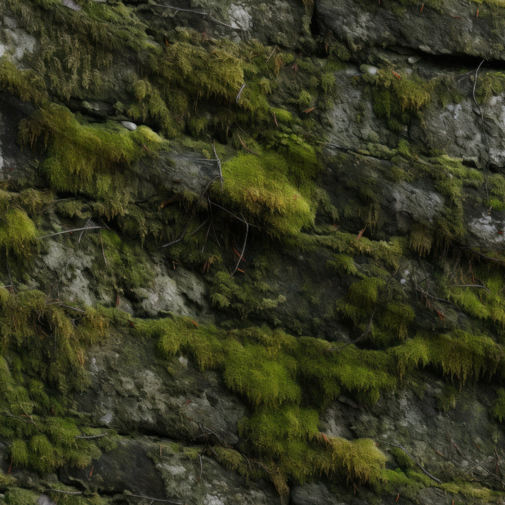 Moss Textures Pattern 2 Fleece Fabric — fleece fabric folded close-up preview (mv-fleece-v1:lying)