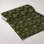 Moss Textures Pattern 5 Fleece Fabric — fleece fabric unrolled bolt preview (mv-fleece-v1:bolt)