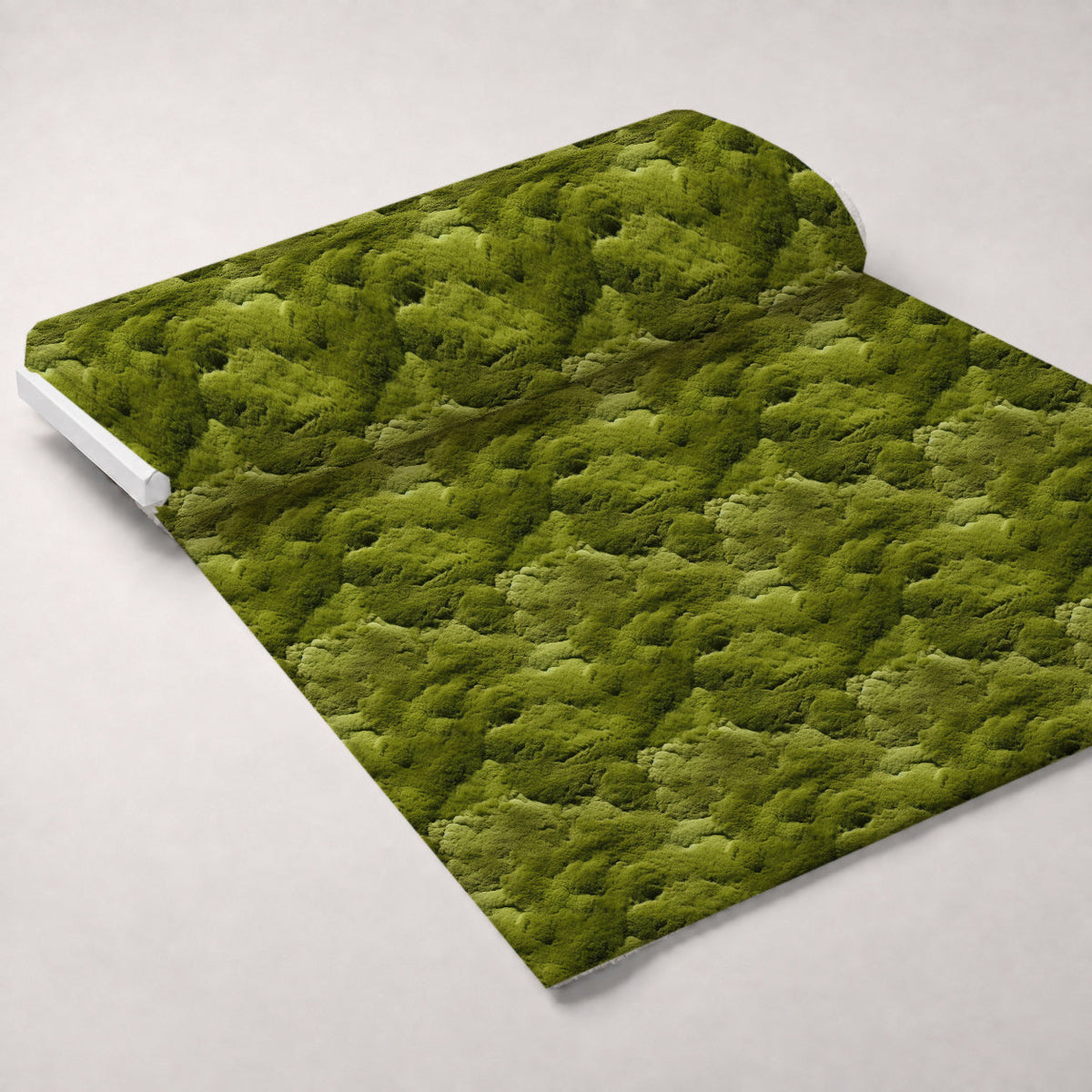 Moss Textures Pattern 9 Fleece Fabric — fleece fabric unrolled bolt preview (mv-fleece-v1:bolt)