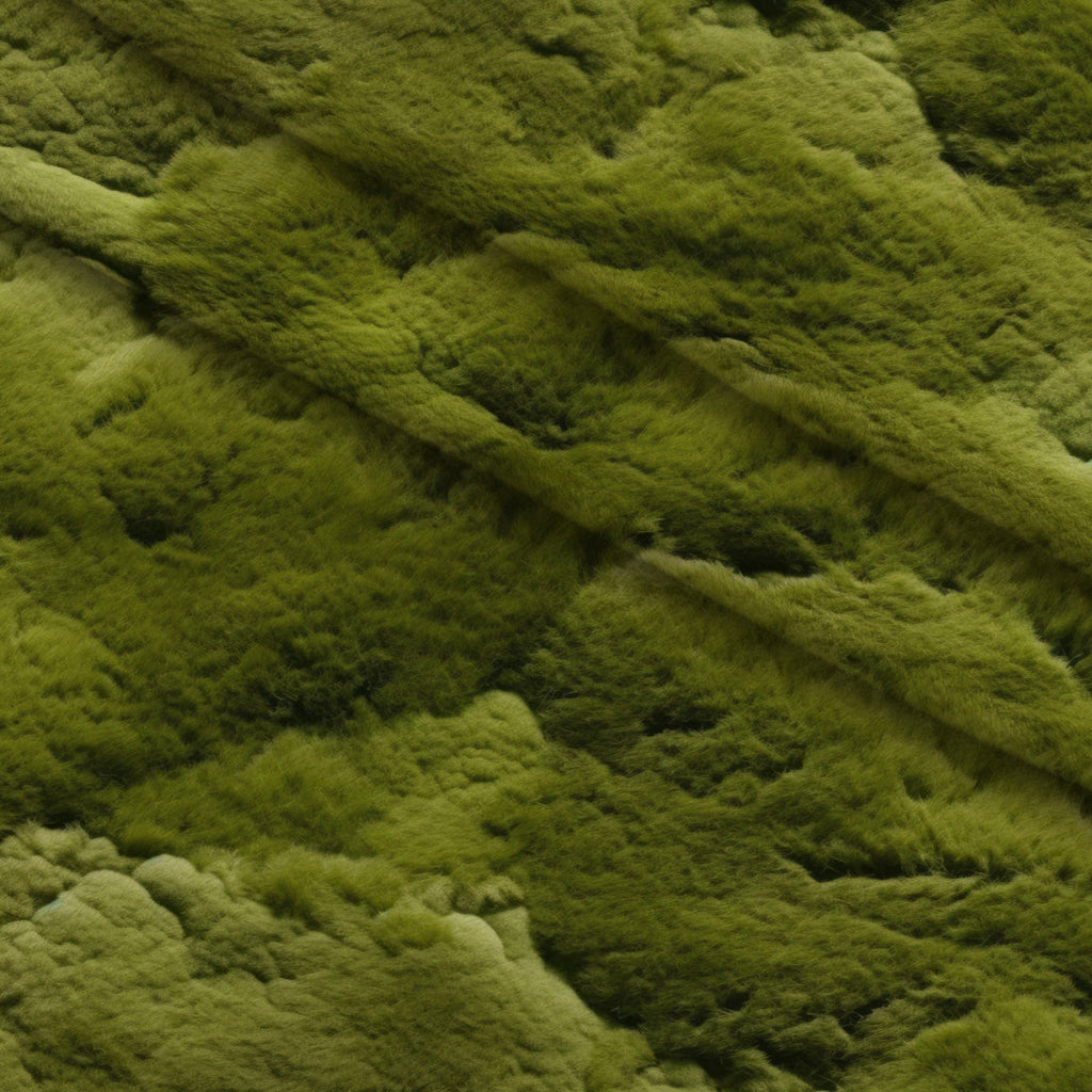 Moss Textures Pattern 9 Fleece Fabric — fleece fabric folded close-up preview (mv-fleece-v1:lying)