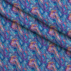 Mother of Pearl Pattern 5 Fleece Fabric — fleece fabric folded close-up preview (mv-fleece-v1:lying)
