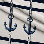 Navy Harbor Pattern 9 Fleece Fabric — fleece fabric folded close-up preview (mv-fleece-v1:lying)