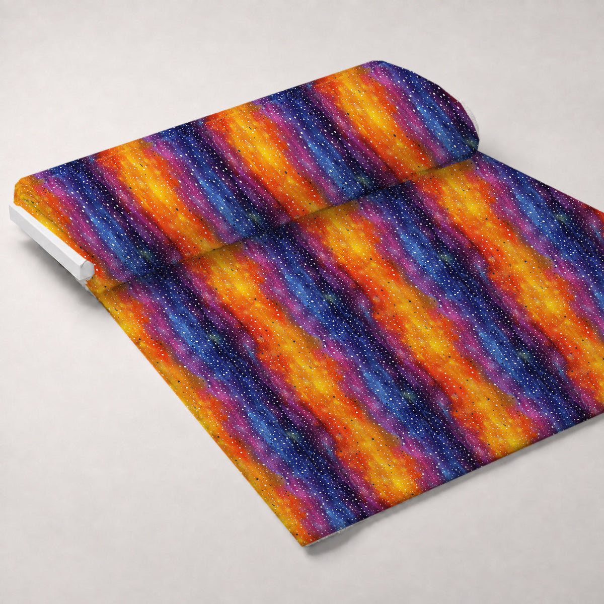 Nebula Confetti Pattern 10 Fleece Fabric — fleece fabric unrolled bolt preview (mv-fleece-v1:bolt)