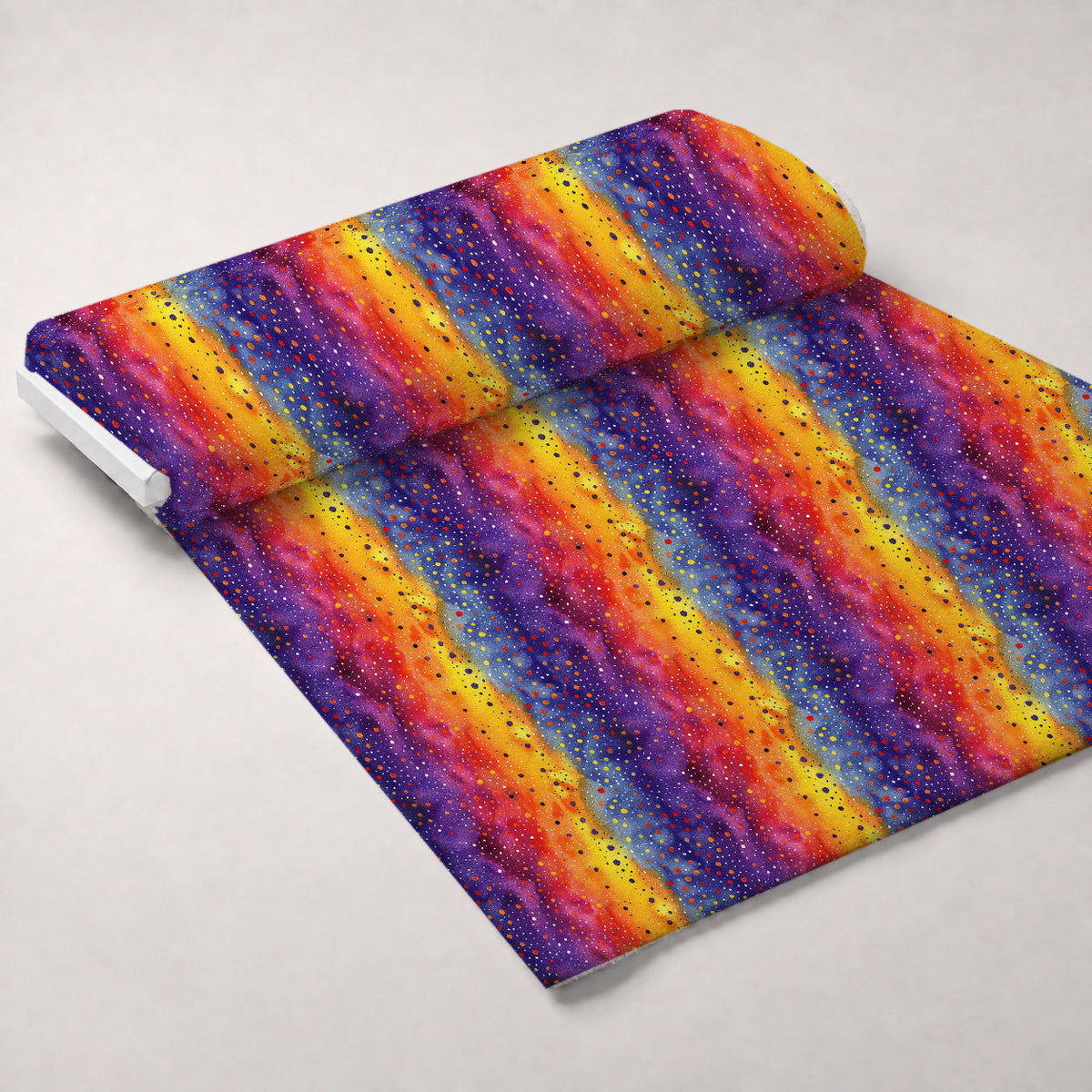 Nebula Confetti Pattern 11 Fleece Fabric — fleece fabric unrolled bolt preview (mv-fleece-v1:bolt)