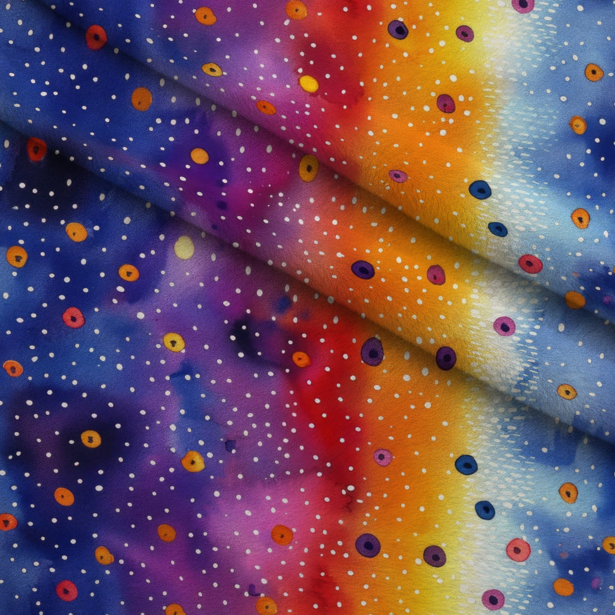 Nebula Confetti Pattern 12 Fleece Fabric — fleece fabric folded close-up preview (mv-fleece-v1:lying)