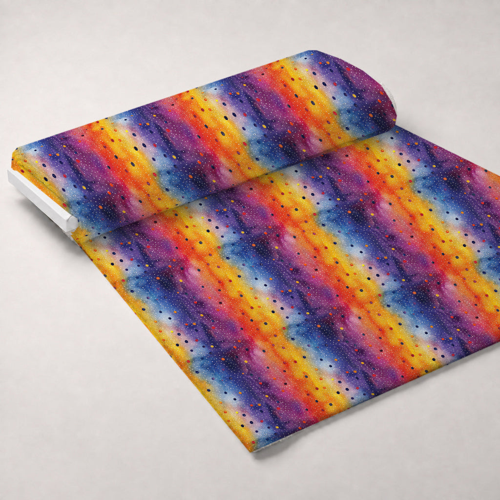 Nebula Confetti Pattern 2 Fleece Fabric — fleece fabric unrolled bolt preview (mv-fleece-v1:bolt)