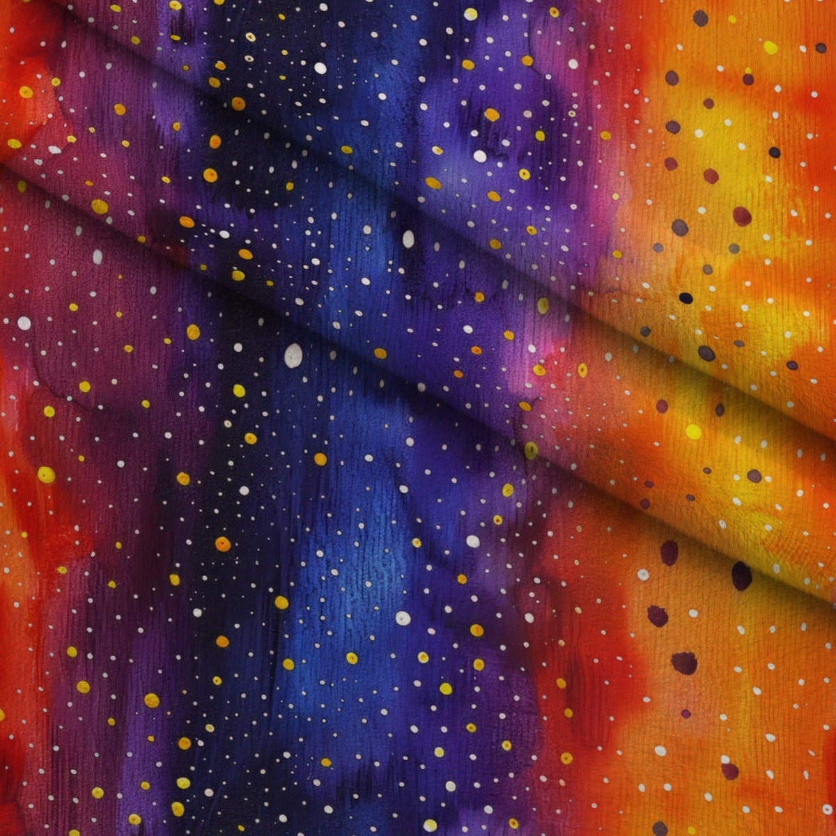 Nebula Confetti Pattern 3 Fleece Fabric — fleece fabric folded close-up preview (mv-fleece-v1:lying)