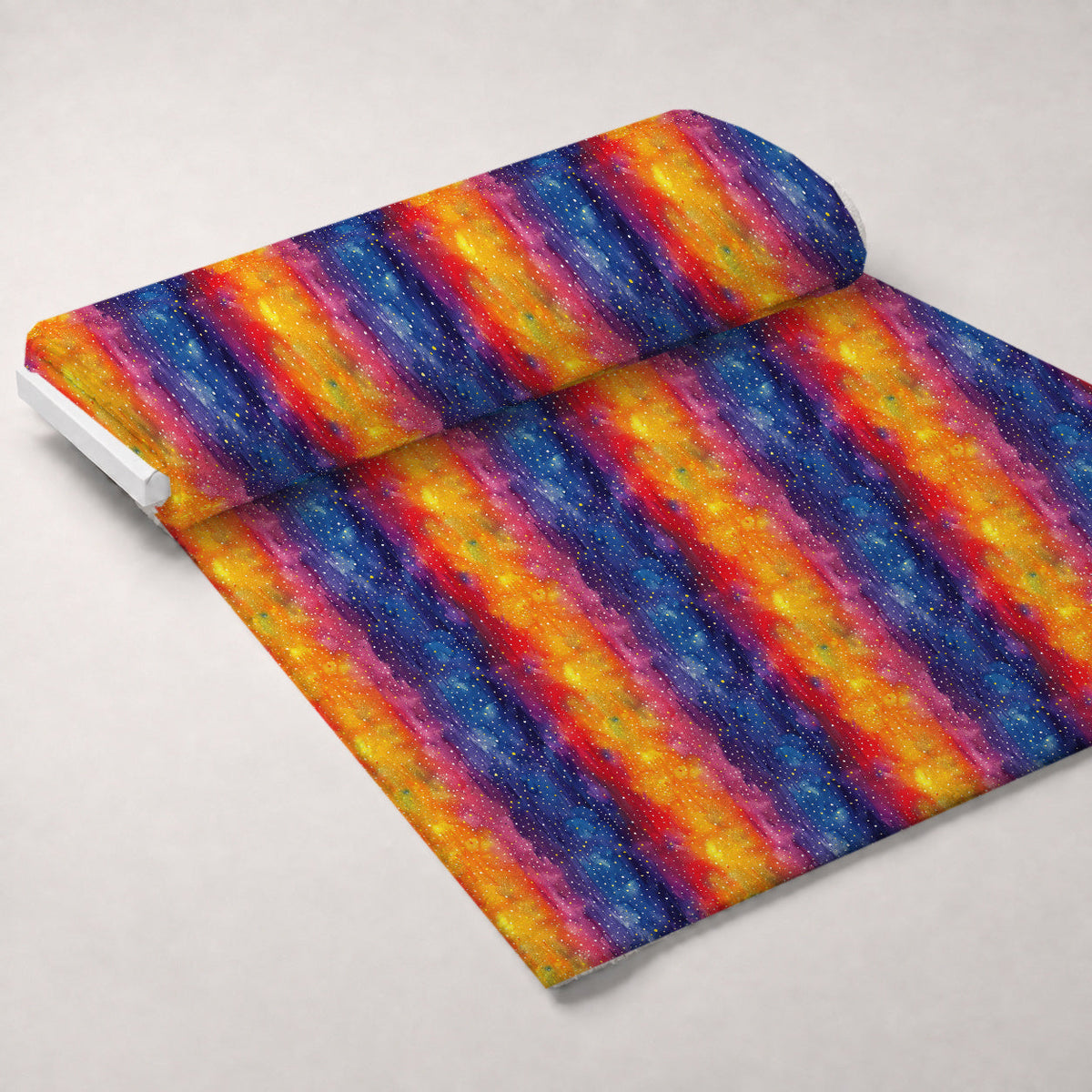 Nebula Confetti Pattern 4 Fleece Fabric — fleece fabric unrolled bolt preview (mv-fleece-v1:bolt)