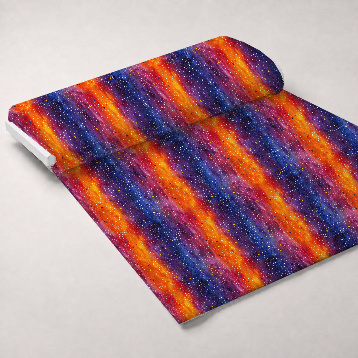 Nebula Confetti Pattern 6 Fleece Fabric — fleece fabric unrolled bolt preview (mv-fleece-v1:bolt)