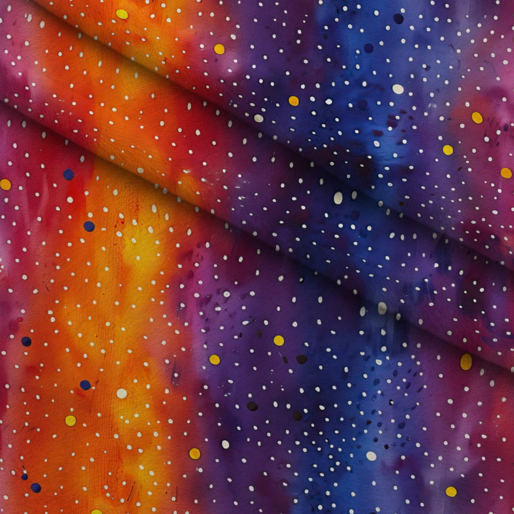 Nebula Confetti Pattern 6 Fleece Fabric — fleece fabric folded close-up preview (mv-fleece-v1:lying)