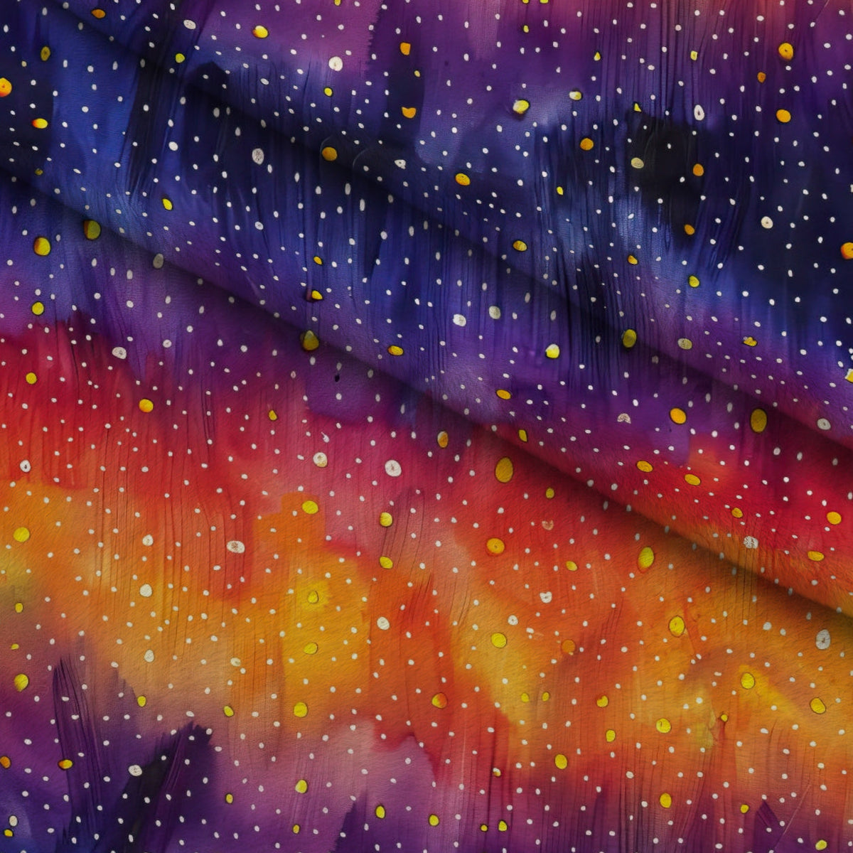 Nebula Confetti Pattern 7 Fleece Fabric — fleece fabric folded close-up preview (mv-fleece-v1:lying)