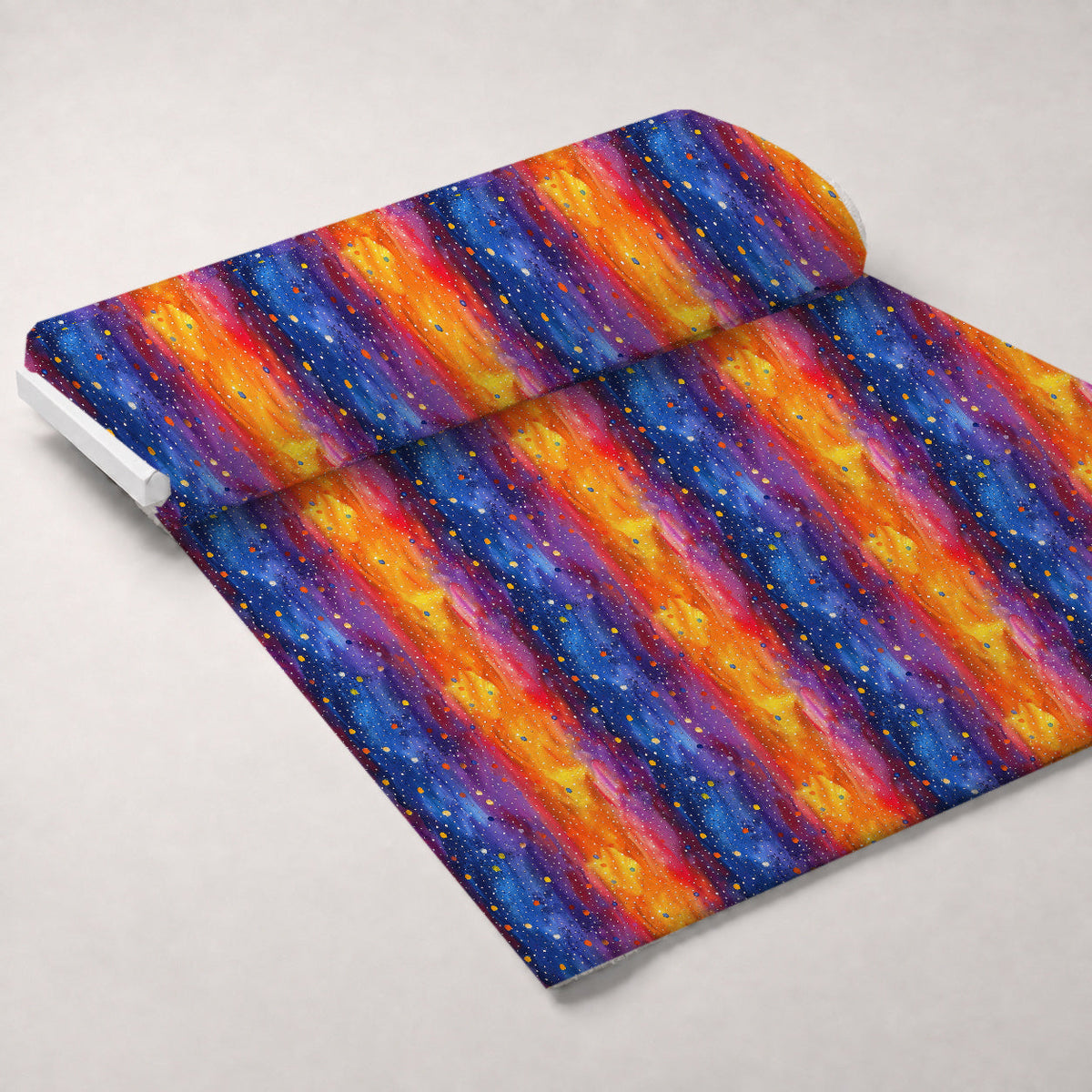 Nebula Confetti Pattern 9 Fleece Fabric — fleece fabric unrolled bolt preview (mv-fleece-v1:bolt)