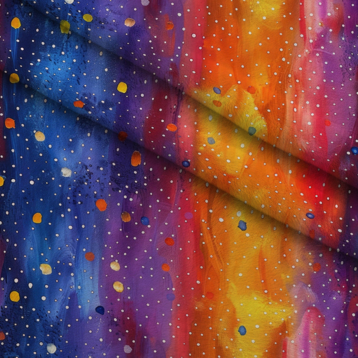 Nebula Confetti Pattern 9 Fleece Fabric — fleece fabric folded close-up preview (mv-fleece-v1:lying)