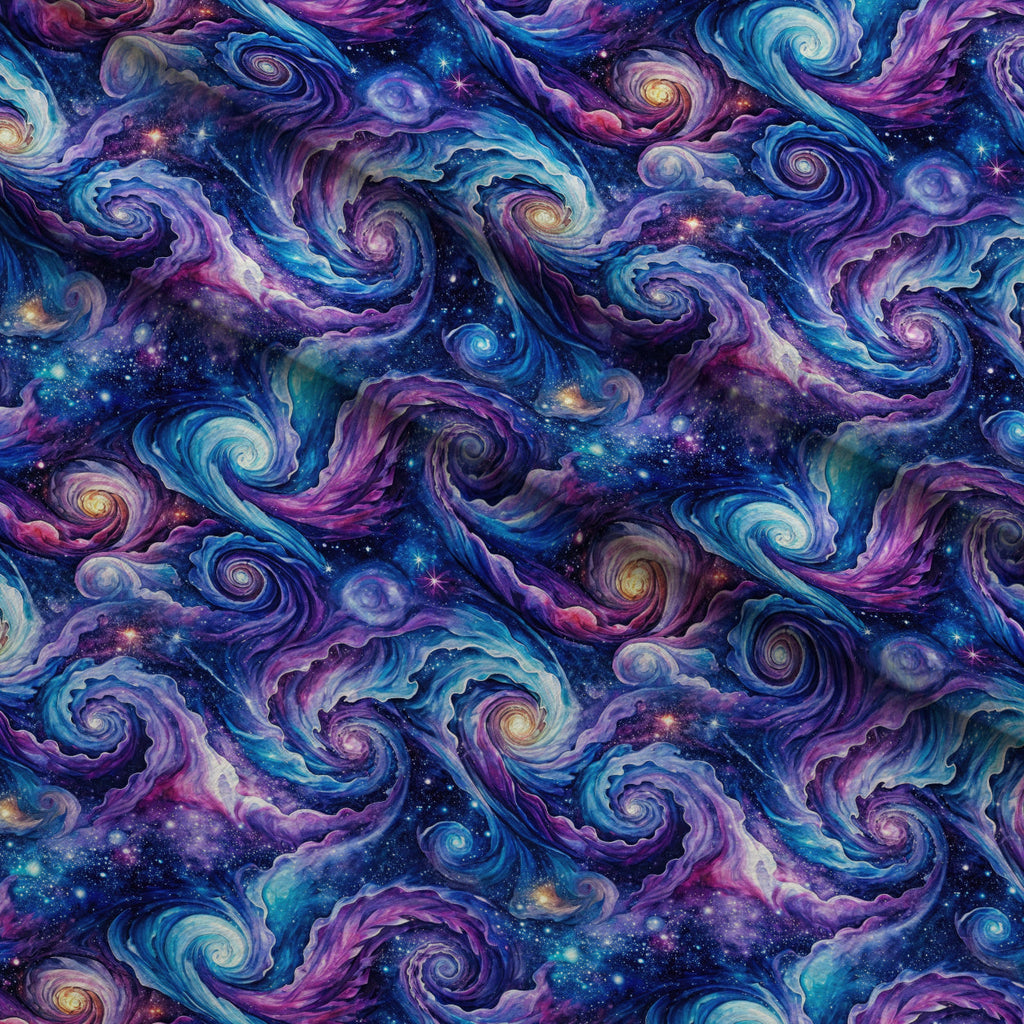 Nebula Dreams Pattern 11 Fleece Fabric — fleece fabric folded close-up preview (mv-fleece-v1:lying)