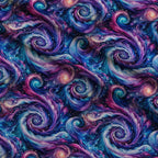 Nebula Dreams Pattern 8 Fleece Fabric — fleece fabric folded close-up preview (mv-fleece-v1:lying)