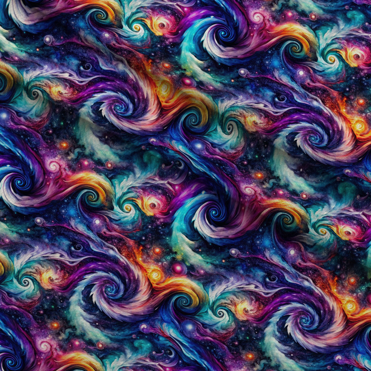 Nebula Dreams Pattern 9 Fleece Fabric — fleece fabric folded close-up preview (mv-fleece-v1:lying)