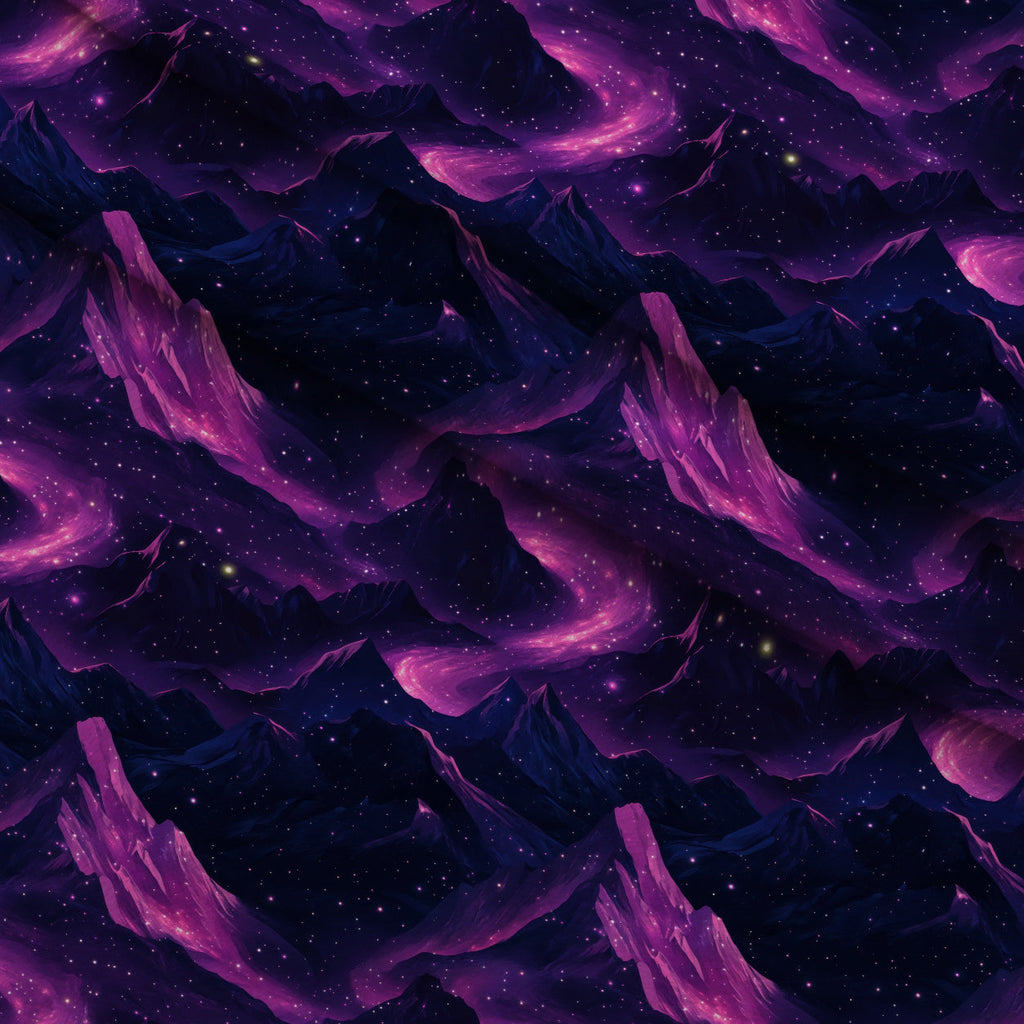 Nebula Forest Pattern 11 Fleece Fabric — fleece fabric folded close-up preview (mv-fleece-v1:lying)