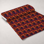 Nebula Forest Pattern 14 Fleece Fabric — fleece fabric unrolled bolt preview (mv-fleece-v1:bolt)