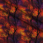 Nebula Forest Pattern 14 Fleece Fabric — fleece fabric folded close-up preview (mv-fleece-v1:lying)