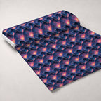Nebula Forest Pattern 21 Fleece Fabric — fleece fabric unrolled bolt preview (mv-fleece-v1:bolt)