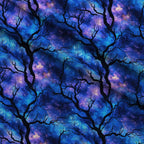Nebula Forest Pattern 3 Fleece Fabric — fleece fabric folded close-up preview (mv-fleece-v1:lying)