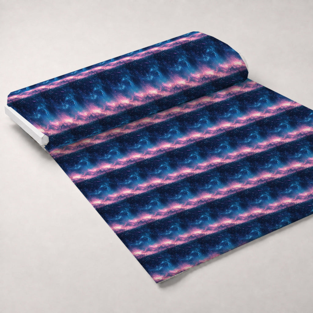Nebula Forest Pattern 4 Fleece Fabric — fleece fabric unrolled bolt preview (mv-fleece-v1:bolt)