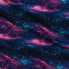 Nebula Forest Pattern 5 Fleece Fabric — fleece fabric folded close-up preview (mv-fleece-v1:lying)