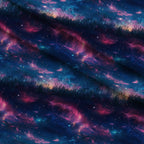 Nebula Forest Pattern 7 Fleece Fabric — fleece fabric folded close-up preview (mv-fleece-v1:lying)