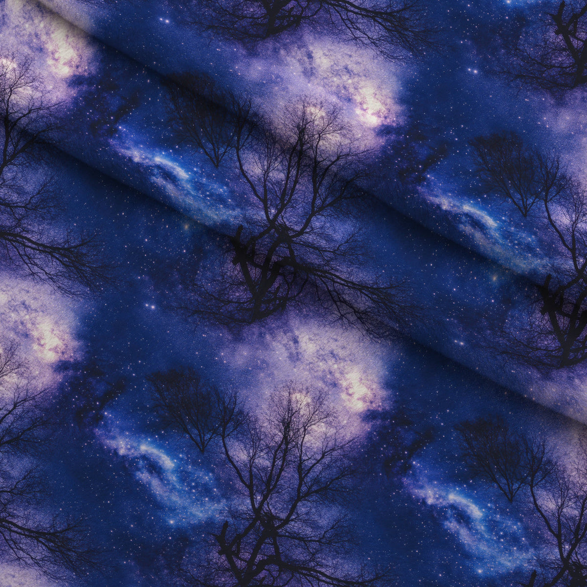 Nebula Horizon Pattern 1 Fleece Fabric — fleece fabric folded close-up preview (mv-fleece-v1:lying)