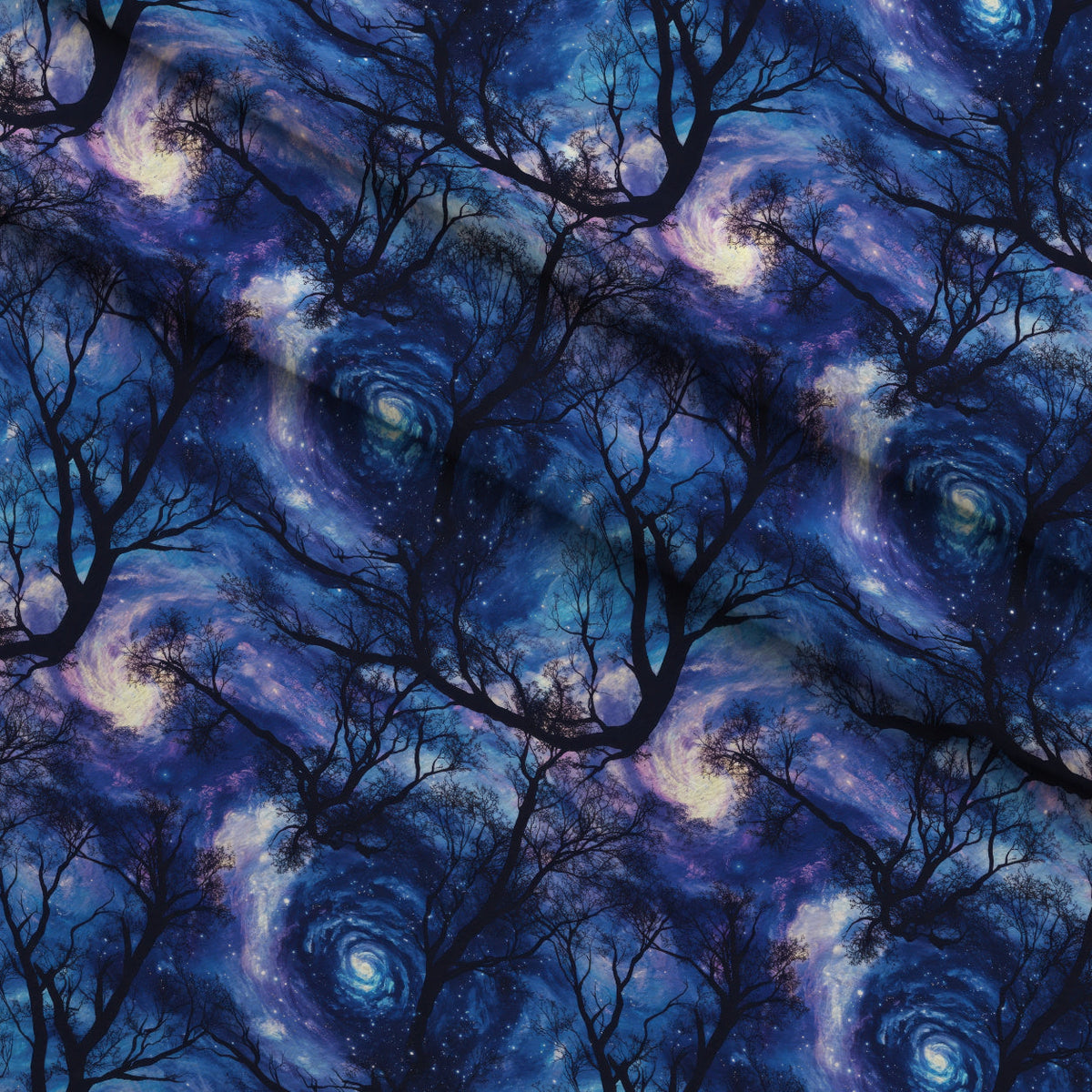 Nebula Horizon Pattern 3 Fleece Fabric — fleece fabric folded close-up preview (mv-fleece-v1:lying)