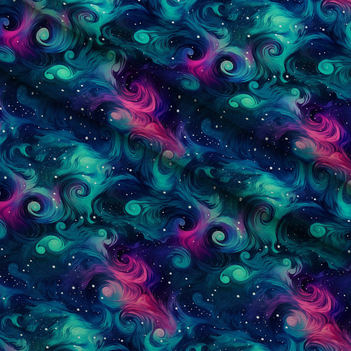 Nebula Swirls Pattern 14 Fleece Fabric — fleece fabric folded close-up preview (mv-fleece-v1:lying)