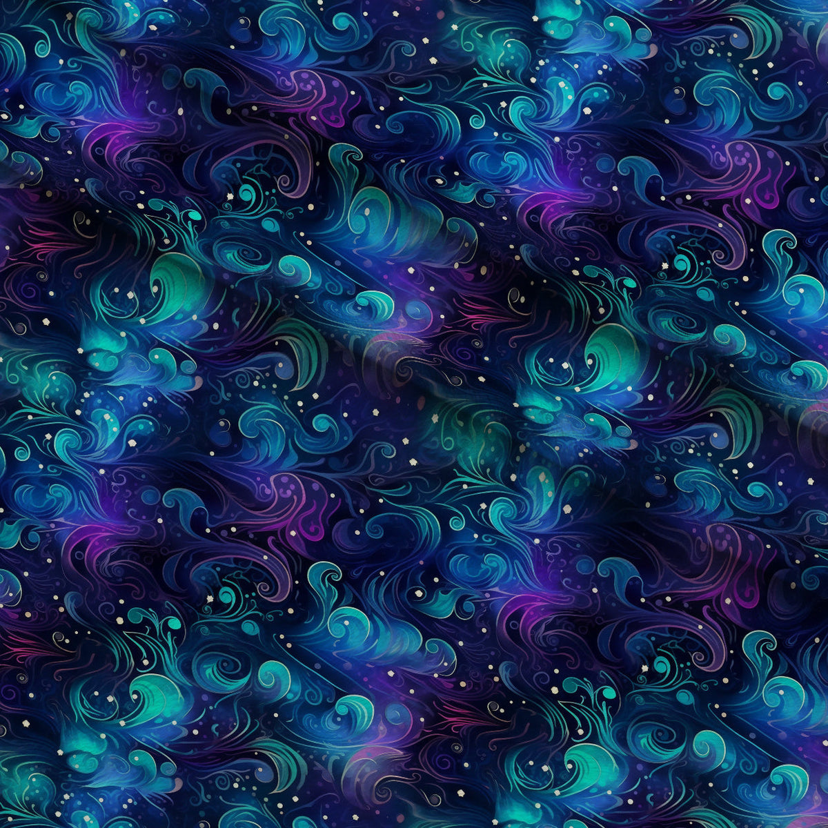 Nebula Swirls Pattern 4 Fleece Fabric — fleece fabric folded close-up preview (mv-fleece-v1:lying)