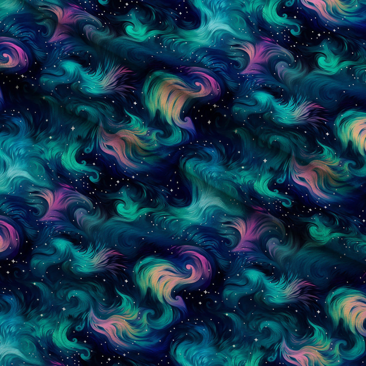 Nebula Swirls Pattern 5 Fleece Fabric — fleece fabric folded close-up preview (mv-fleece-v1:lying)
