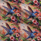 Nectar Garden Pattern 13 Fleece Fabric — fleece fabric folded close-up preview (mv-fleece-v1:lying)