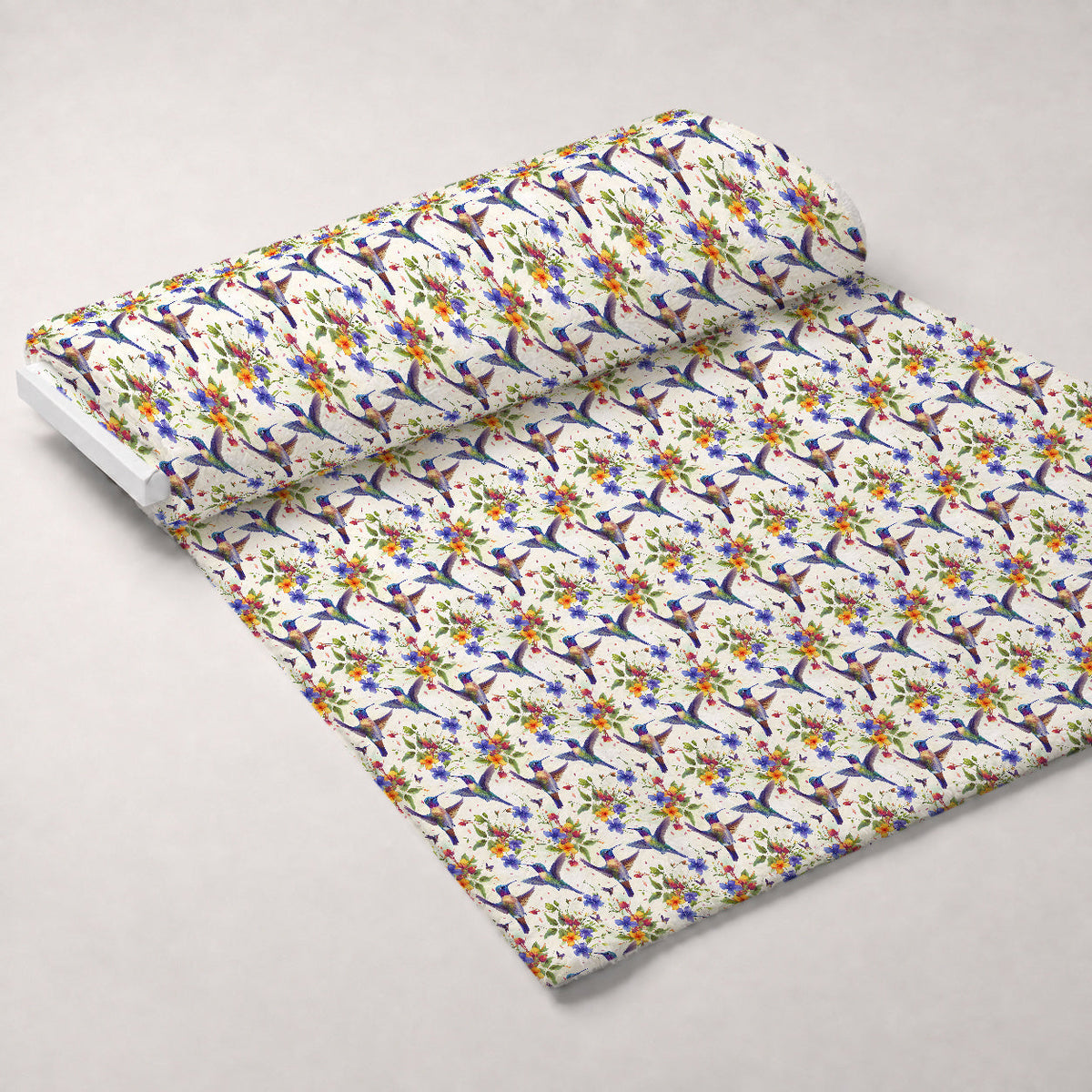 Nectar Garden Pattern 7 Fleece Fabric — fleece fabric unrolled bolt preview (mv-fleece-v1:bolt)