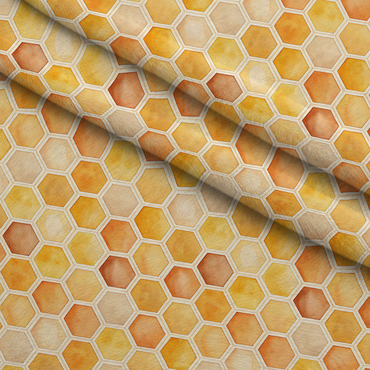 Nectar Meadow Pattern 11 Fleece Fabric — fleece fabric folded close-up preview (mv-fleece-v1:lying)