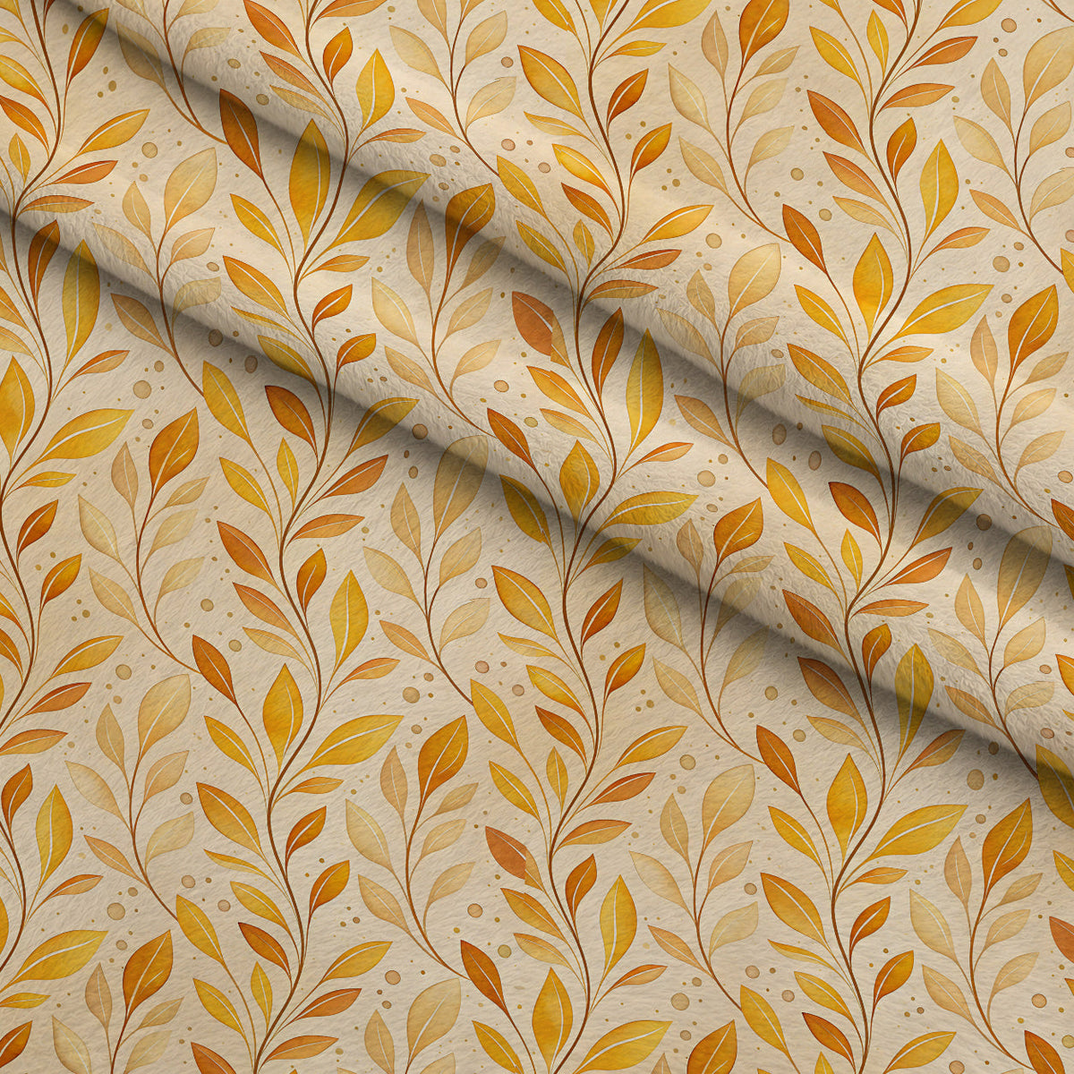 Nectar Meadow Pattern 13 Fleece Fabric — fleece fabric folded close-up preview (mv-fleece-v1:lying)