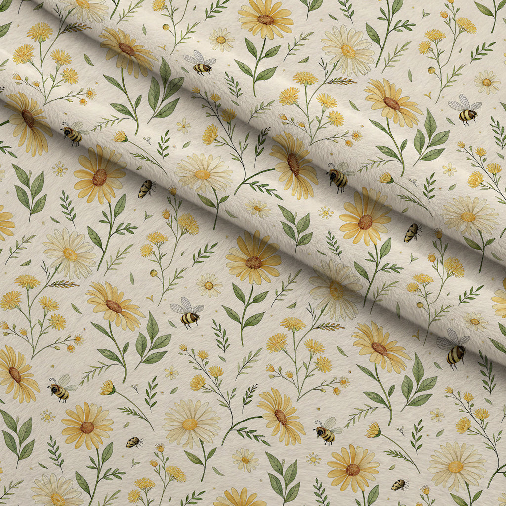 Nectar Meadow Pattern 17 Fleece Fabric — fleece fabric folded close-up preview (mv-fleece-v1:lying)