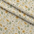 Nectar Meadow Pattern 17 Fleece Fabric — fleece fabric folded close-up preview (mv-fleece-v1:lying)