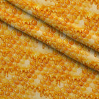 Nectar Meadow Pattern 20 Fleece Fabric — fleece fabric folded close-up preview (mv-fleece-v1:lying)