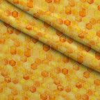 Nectar Meadow Pattern 7 Fleece Fabric — fleece fabric folded close-up preview (mv-fleece-v1:lying)