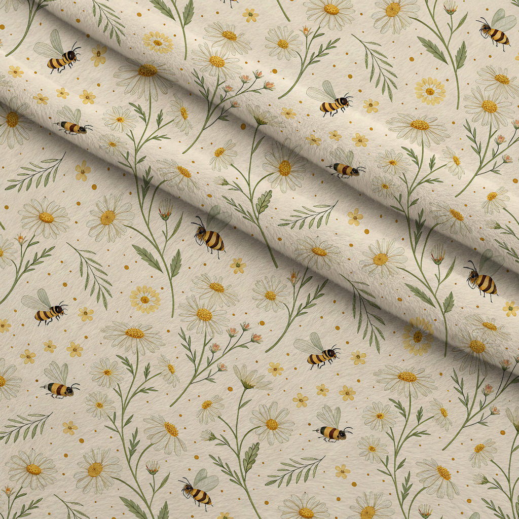 Nectar Meadow Pattern 9 Fleece Fabric — fleece fabric folded close-up preview (mv-fleece-v1:lying)