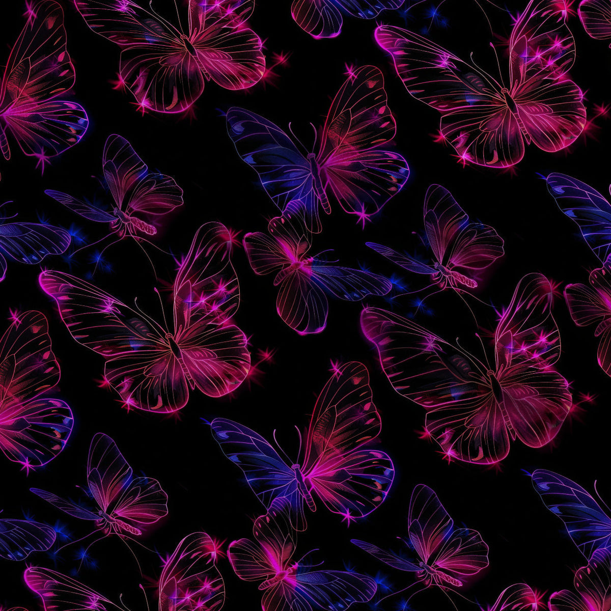 Neon Flutter Pattern 12 Fleece Fabric — fleece fabric folded close-up preview (mv-fleece-v1:lying)