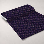 Neon Flutter Pattern 15 Fleece Fabric — fleece fabric unrolled bolt preview (mv-fleece-v1:bolt)