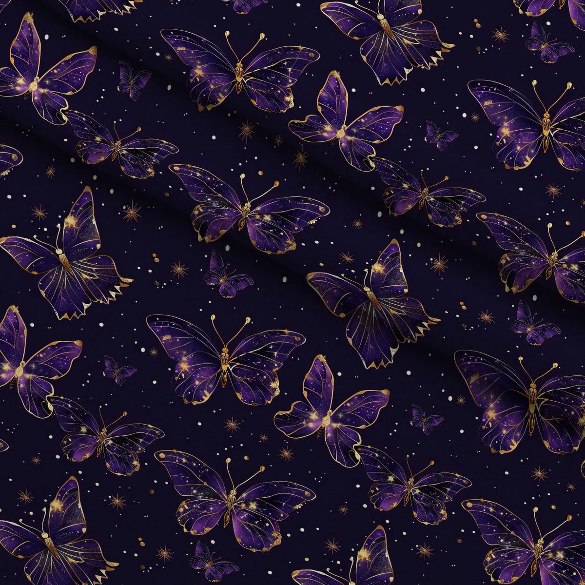 Neon Flutter Pattern 15 Fleece Fabric — fleece fabric folded close-up preview (mv-fleece-v1:lying)