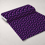 Neon Flutter Pattern 6 Fleece Fabric — fleece fabric unrolled bolt preview (mv-fleece-v1:bolt)