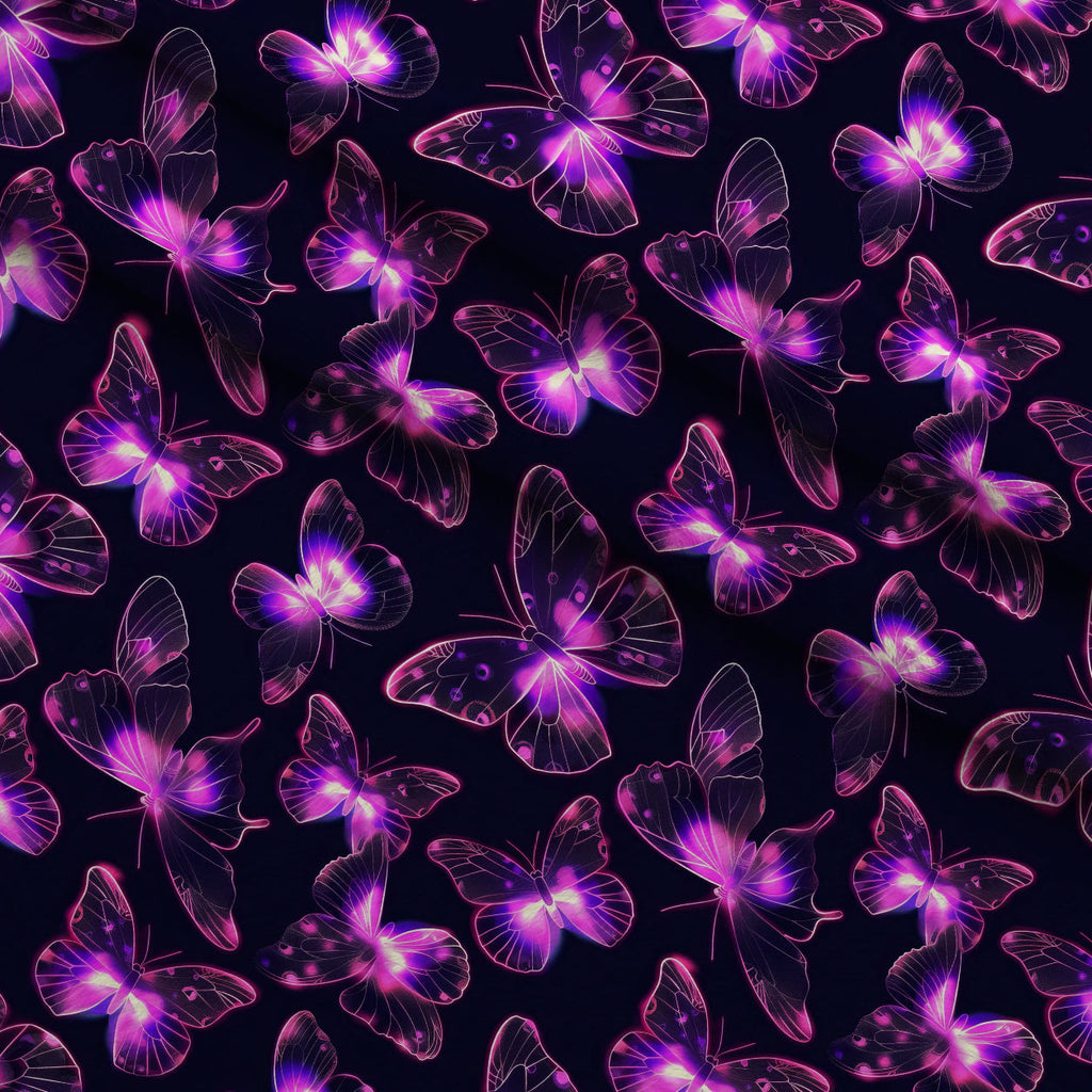 Neon Flutter Pattern 6 Fleece Fabric — fleece fabric folded close-up preview (mv-fleece-v1:lying)