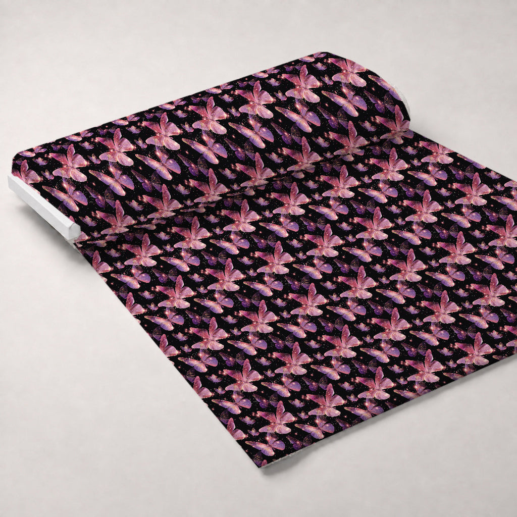 Neon Flutter Pattern 7 Fleece Fabric — fleece fabric unrolled bolt preview (mv-fleece-v1:bolt)