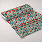 Nomad Blooms Pattern 1 Fleece Fabric — fleece fabric unrolled bolt preview (mv-fleece-v1:bolt)