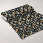 Nomad Blooms Pattern 9 Fleece Fabric — fleece fabric unrolled bolt preview (mv-fleece-v1:bolt)